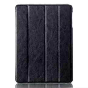 Кожен калъф тефтер Tri-Fold Flexi за Huawei Mediapad T3 8.0 KOB-L09 KOB-W09 черен